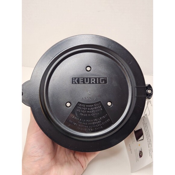 New Keurig 2.0 32oz Black K-Carafe Plastic Coffee Pot Chrome Handle NWT - Picture 3 of 7